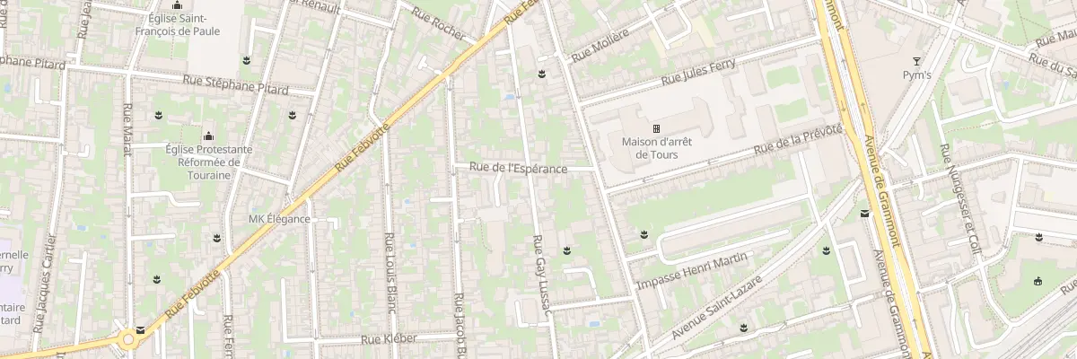 Plan du 14 Rue Gay Lussac à Tours