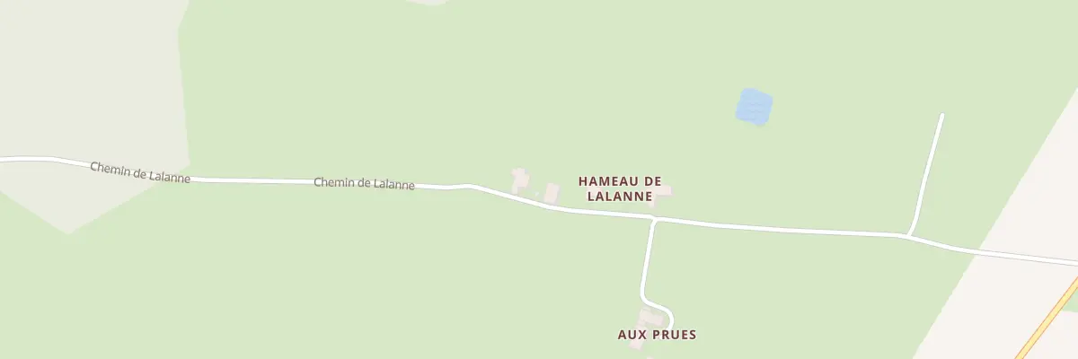Plan du 554 Chem de Lalanne à Betcave-Aguin