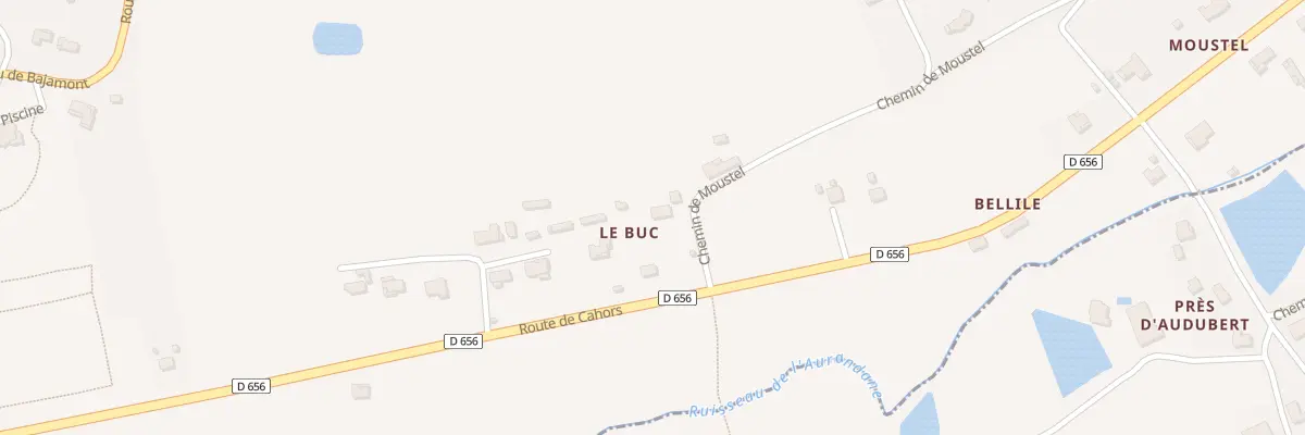 Plan du 67 Che de Moustel à Bajamont
