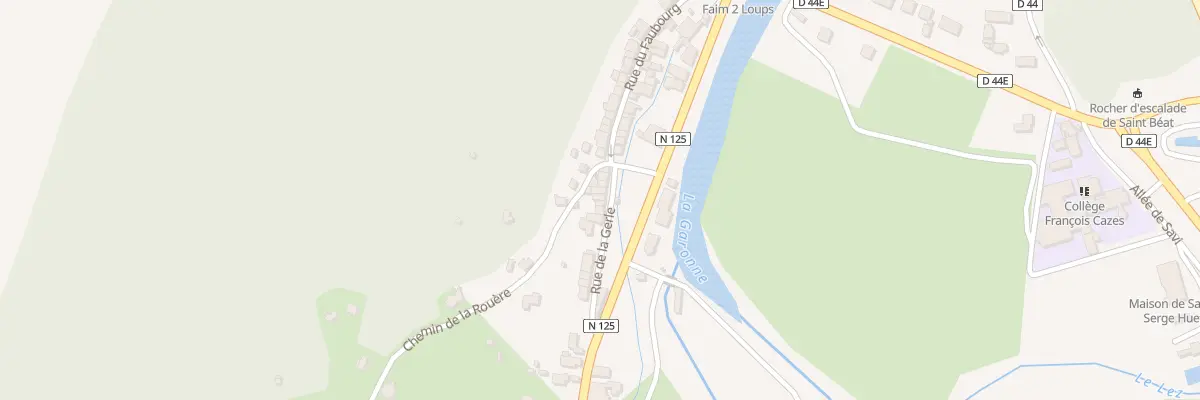 Plan du 10 Rue de la Gerle à Saint-Béat-Lez