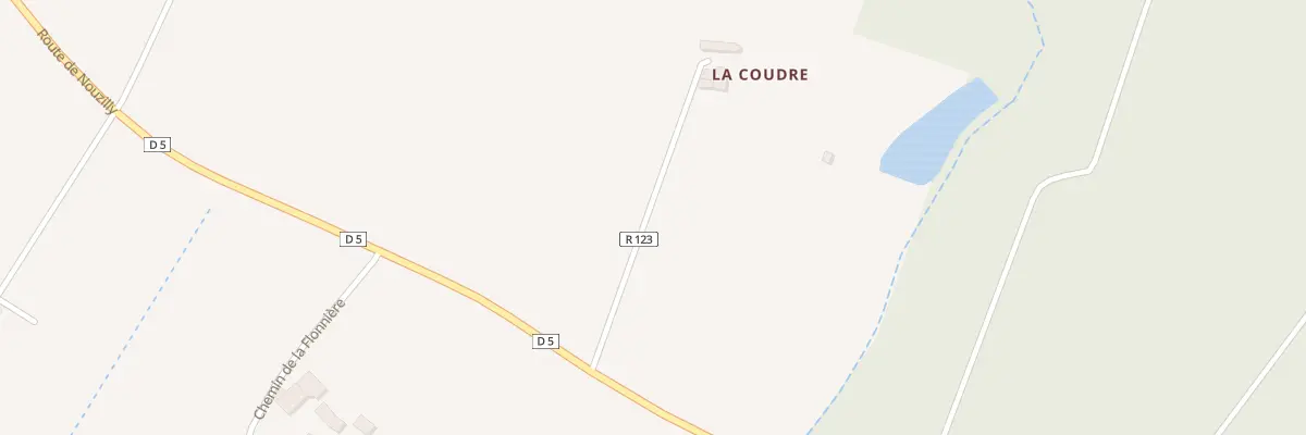 Plan du 224 Che de la Coudre à Beaumont-Louestault