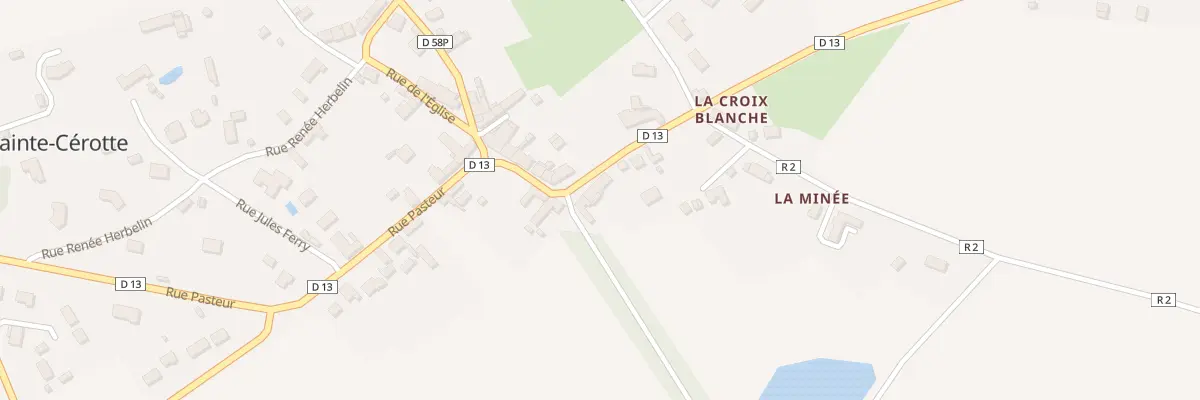 Plan du 8 Rue Pasteur à Sainte-Cérotte