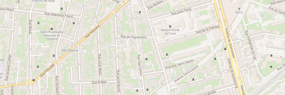 Plan du 14T Rue Gay Lussac à Tours