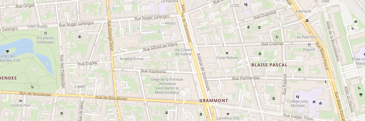 Plan du 49 Av de Grammont à Tours