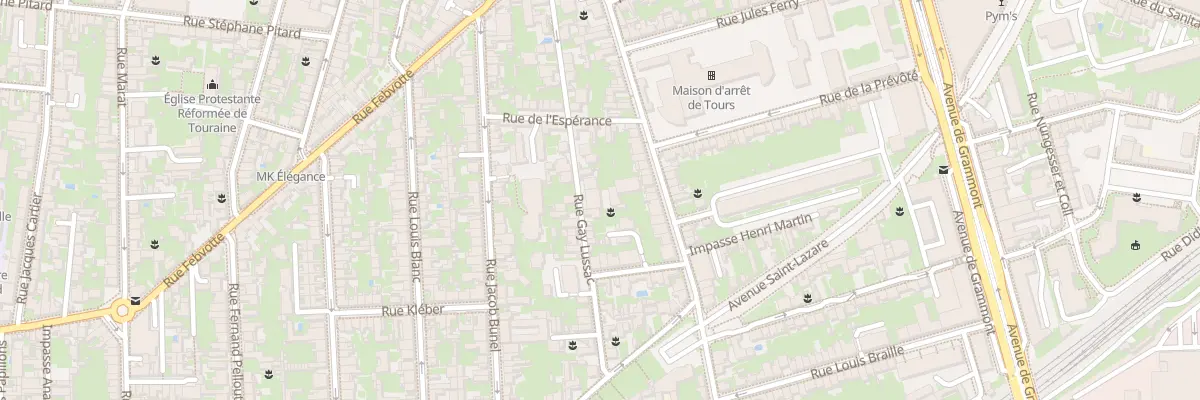 Plan du 16T Rue Gay Lussac à Tours