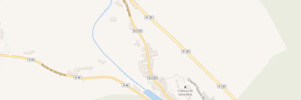 Plan du 58 Rue de l’Anglade à Saint-Béat-Lez
