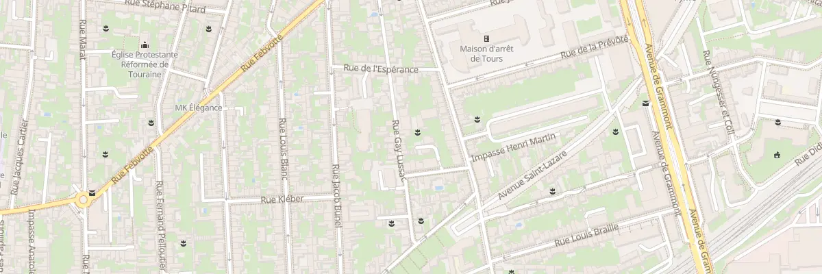 Plan du 18 Rue Gay Lussac à Tours