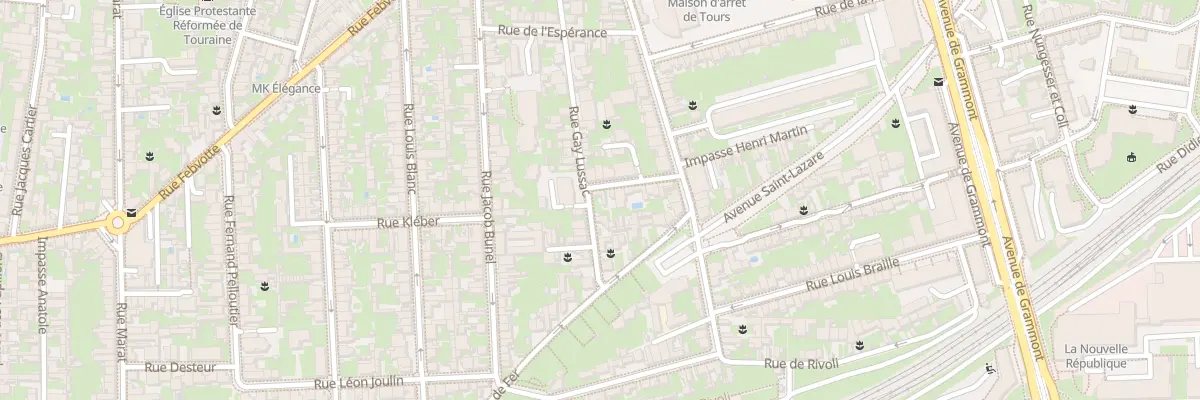Plan du 24 Rue Gay Lussac à Tours