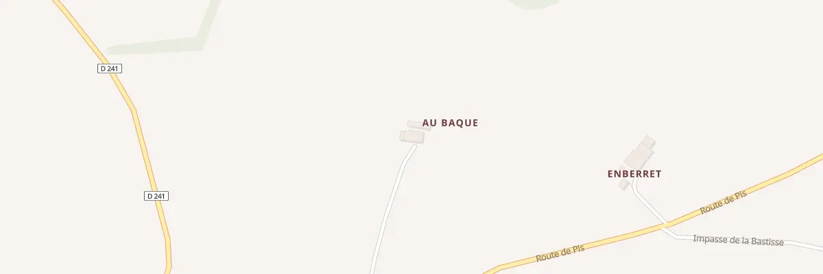 Plan du 5041 Au Baque à Miramont-Latour