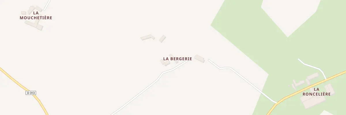 Plan du 1 La Bergerie à Perche en Nocé