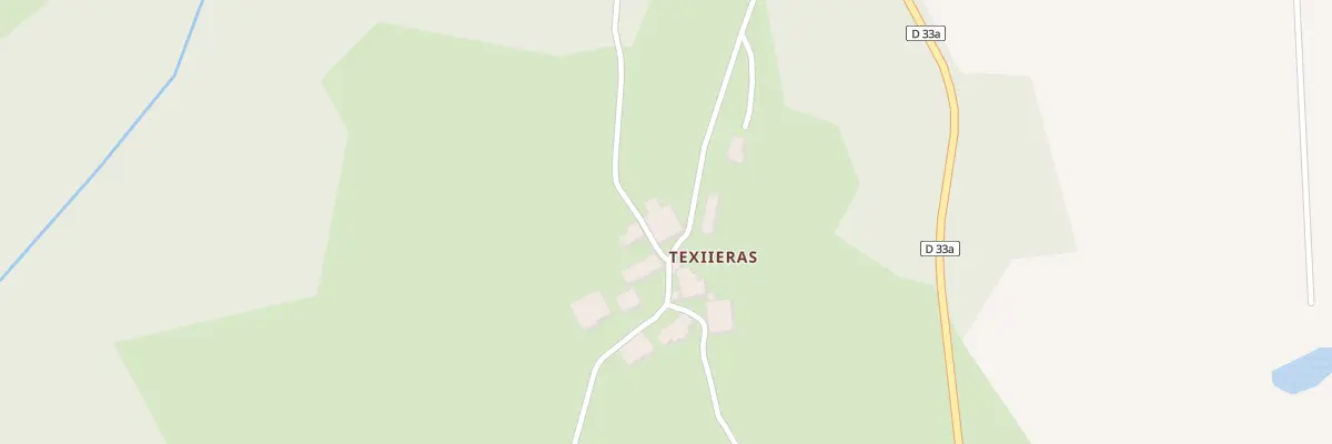 Plan du 5140C Texieras aux Salles-Lavauguyon