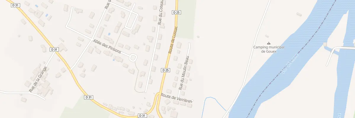 Plan du 11 Rue du Moulin Beau à Gouex