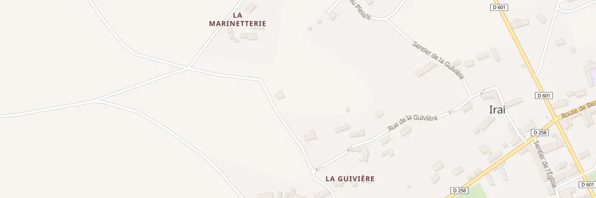 Plan du 505 Che de la Marinetterie à Irai