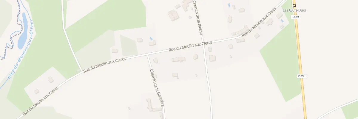 Plan du 27 Rue du Moulin aux Clercs à Cerelles