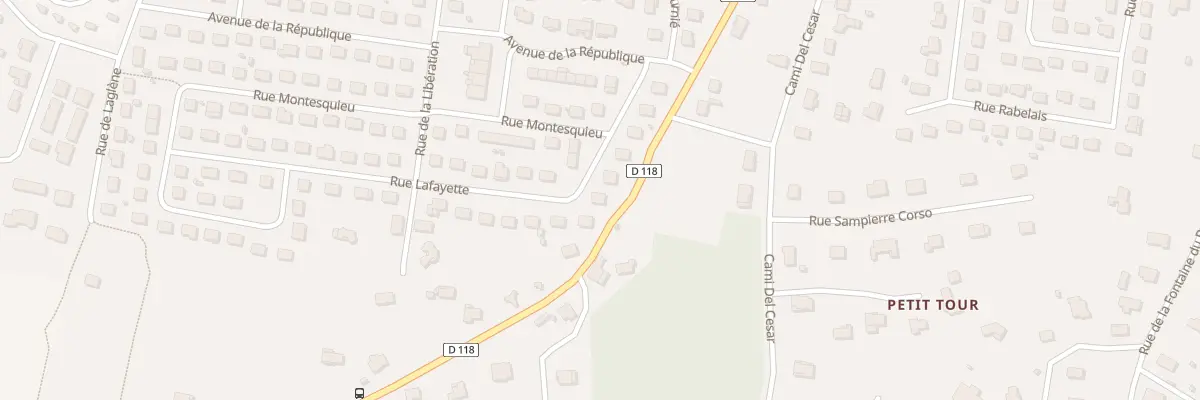 Plan du 11 Rue Lafayette à Pujols
