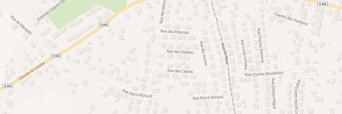 Plan du 4 Rue des Oeillets à Bias