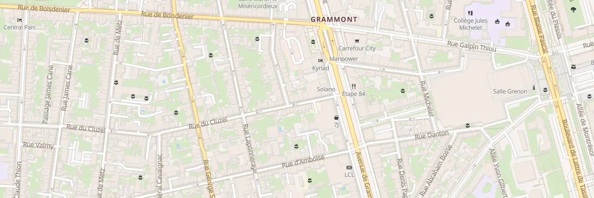 Plan du 13 Rue du Cluzel à Tours