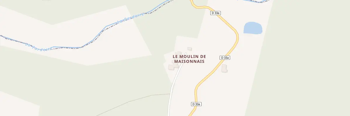 Plan du 5379 Moulin de Maisonnais à Maisonnais-sur-Tardoire