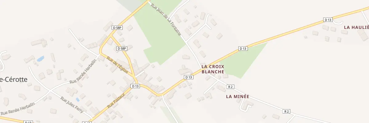 Plan du 3 Rue Pasteur à Sainte-Cérotte