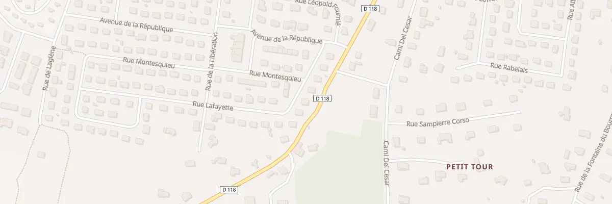 Plan du 9 Rue Lafayette à Pujols
