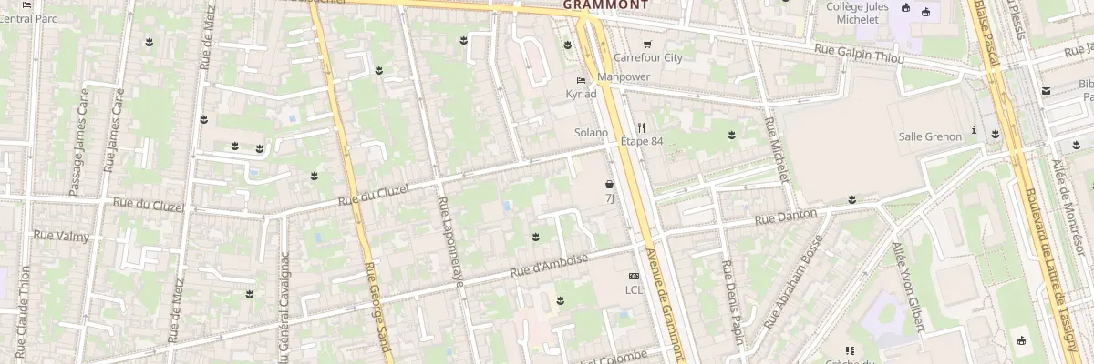 Plan du 16 Rue du Cluzel à Tours