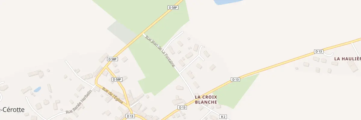 Plan du 5 Rue Jean De La Fontaine à Sainte-Cérotte