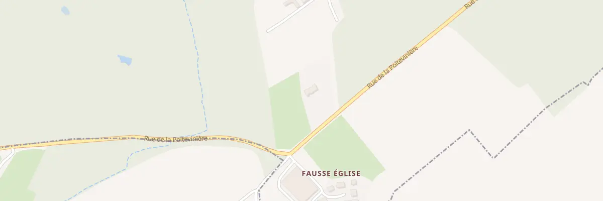 Plan du 25 Rue de la Poitevinière à Montbazon
