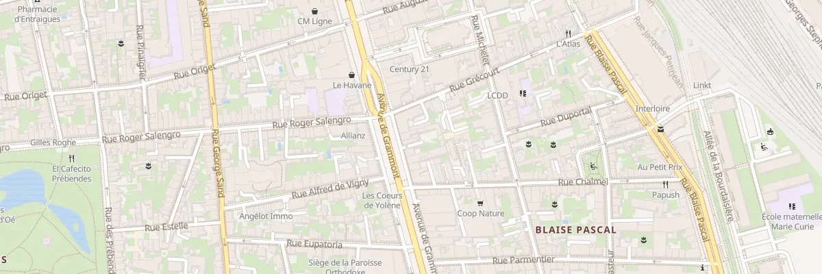 Plan du 42 Av de Grammont à Tours