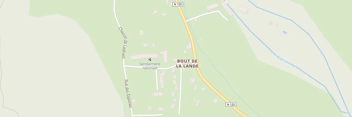 Plan du 19 Lande de Dessous à Saint-Béat-Lez