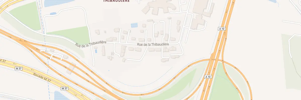 Plan du 3 Rue de la Thibaudière à Chambray-lès-Tours