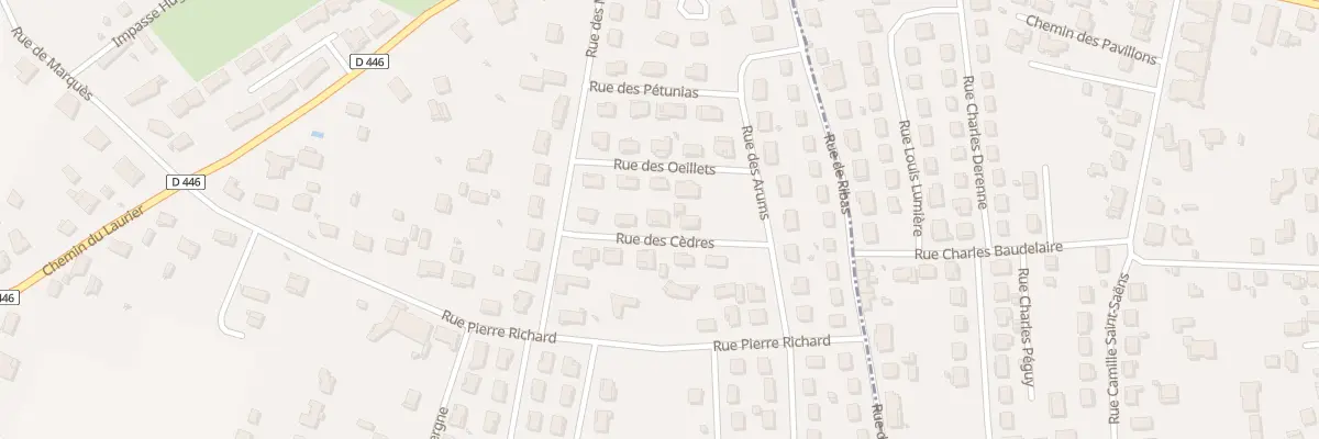 Plan du 5 Rue des Cèdres à Bias
