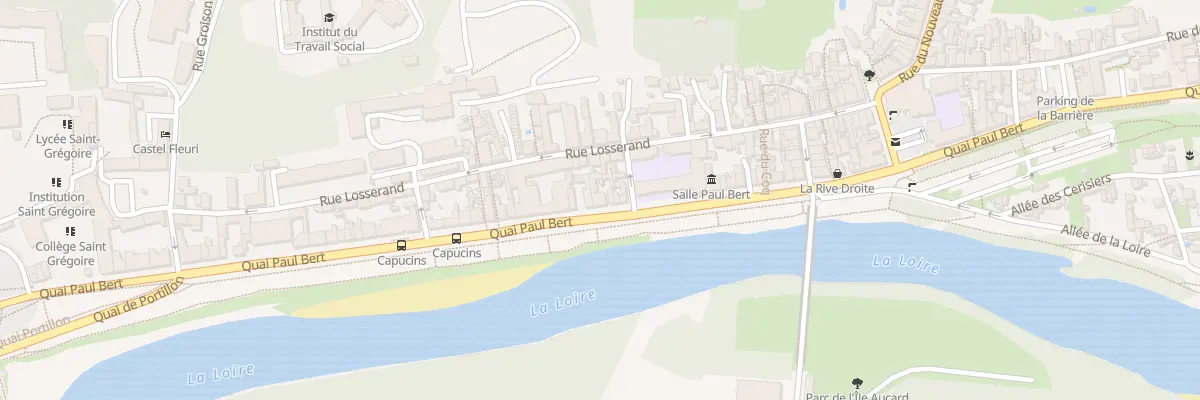 Plan du 39 Quai Paul Bert à Tours