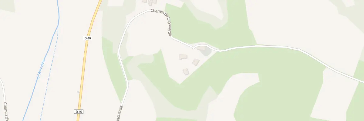 Plan du 646 Chem de Lagouarde à Lartigue