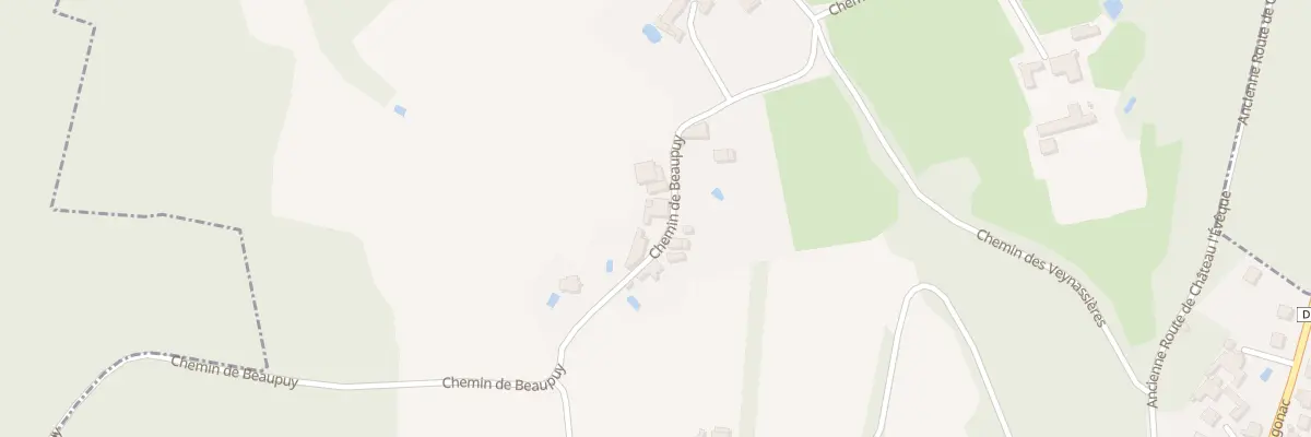 Plan du 51 Che de Beaupuy à Périgueux