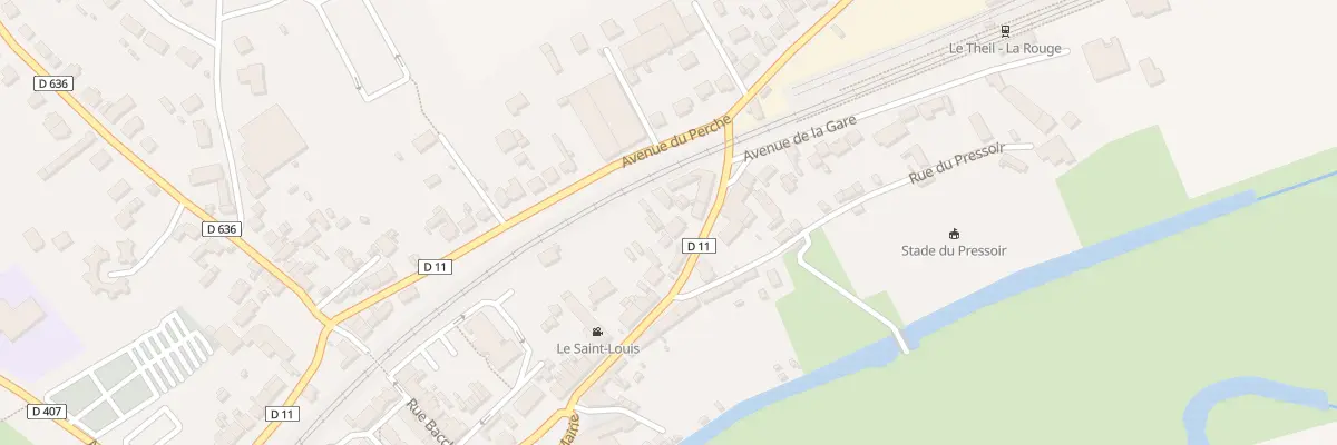 Plan du 25 Rue de la Croix à Val-au-Perche