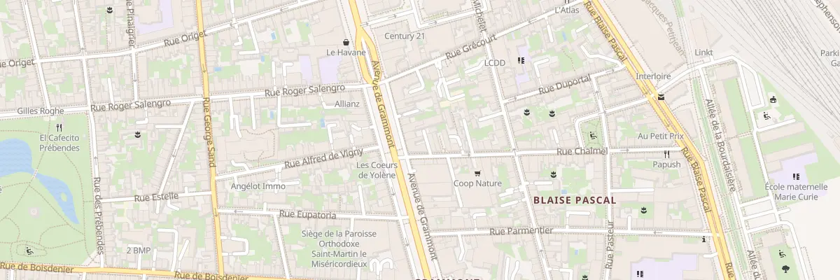 Plan du 52B Av de Grammont à Tours