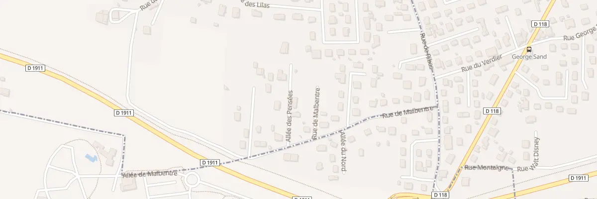 Plan du 20 Rue de Malbentre à Bias