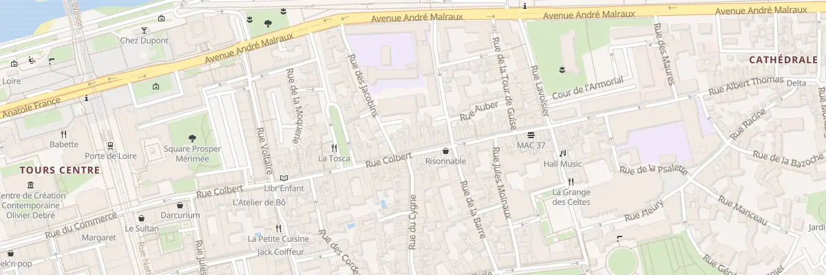 Plan du 88 Rue Colbert à Tours