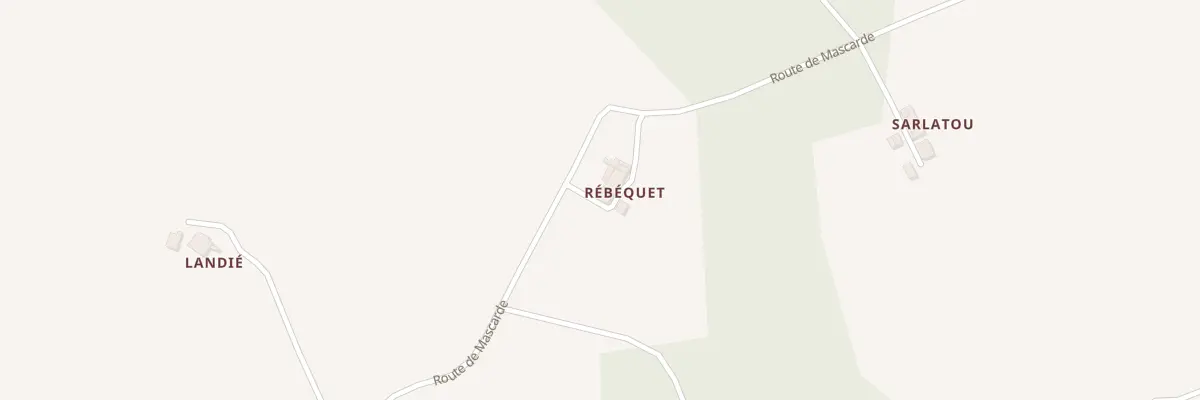 Plan du 2116 Rte de la Mascarde à Castelnaud-de-Gratecambe