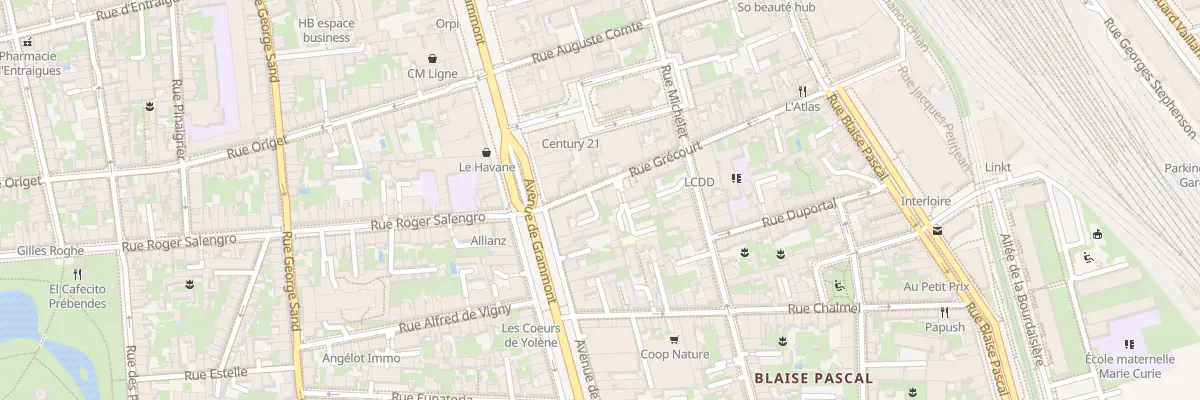 Plan du 3 Rue Grécourt à Tours