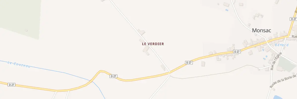 Plan du 58 Ponchet à Monsac