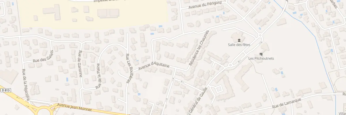 Plan du 17 Av Aquitaine à Castelculier