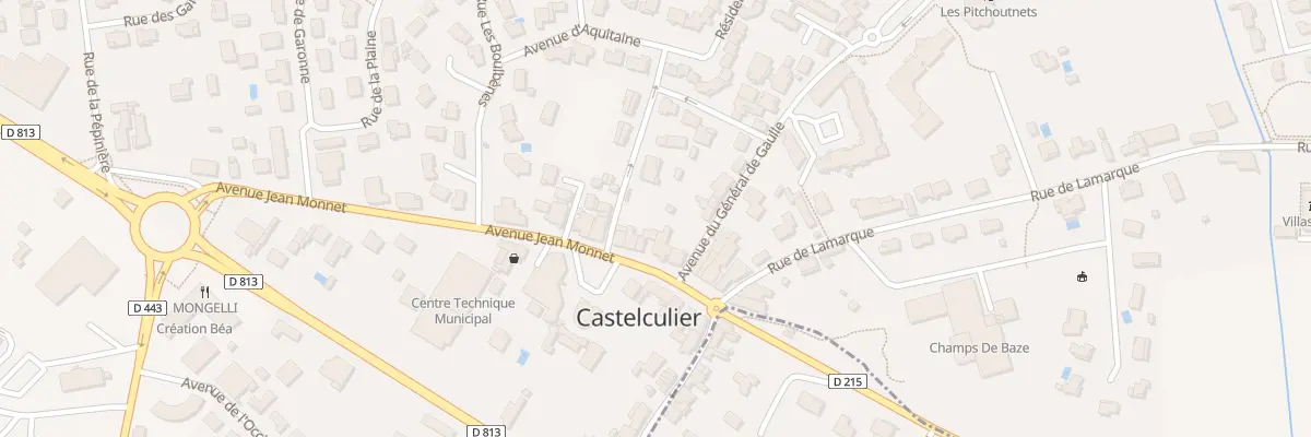 Plan du 48 Av Jean Monnet à Castelculier