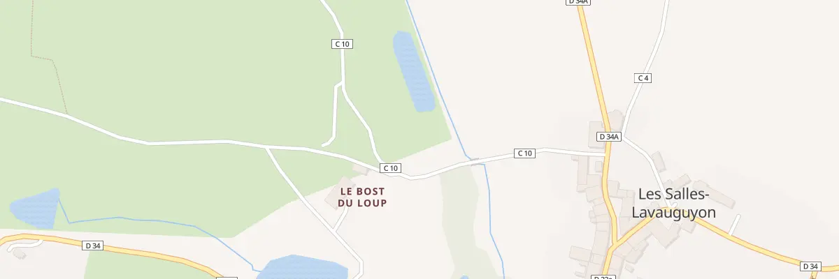 Plan du 5142A Bos du Loup aux Salles-Lavauguyon