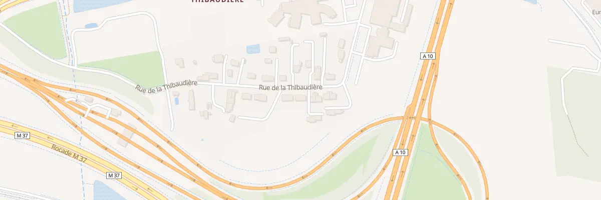 Plan du 1 Rue de la Thibaudière à Chambray-lès-Tours