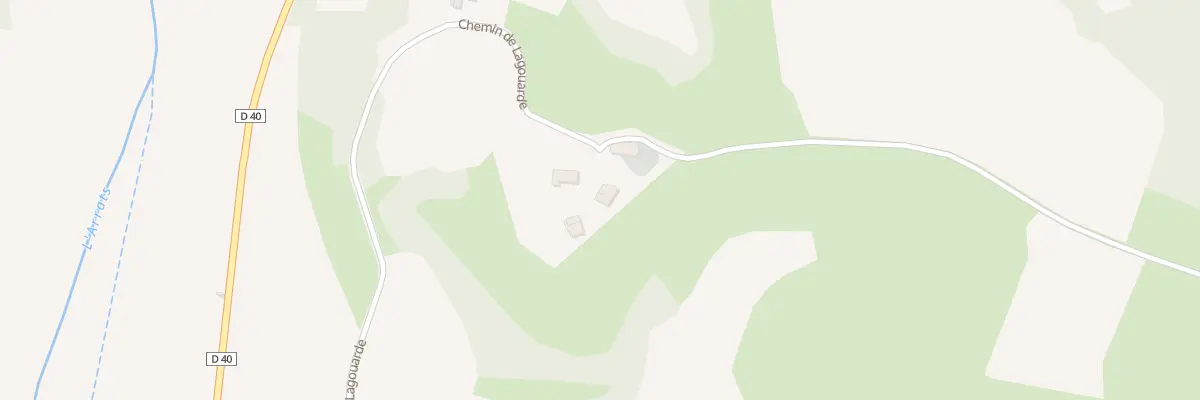 Plan du 5038 Lagouarde à Lartigue