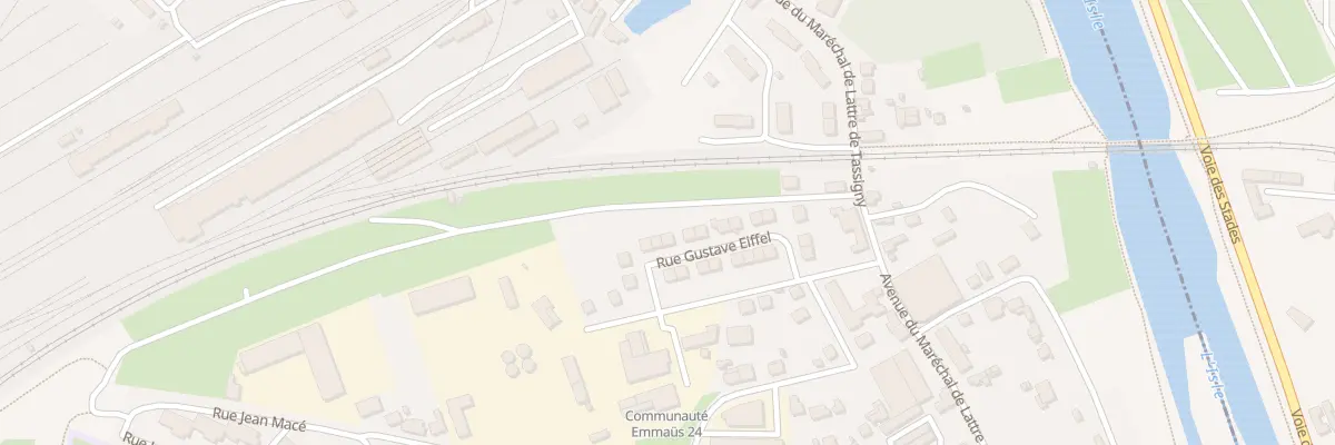 Plan du 22 Rue Gustave EIFFEL à Coulounieix-Chamiers