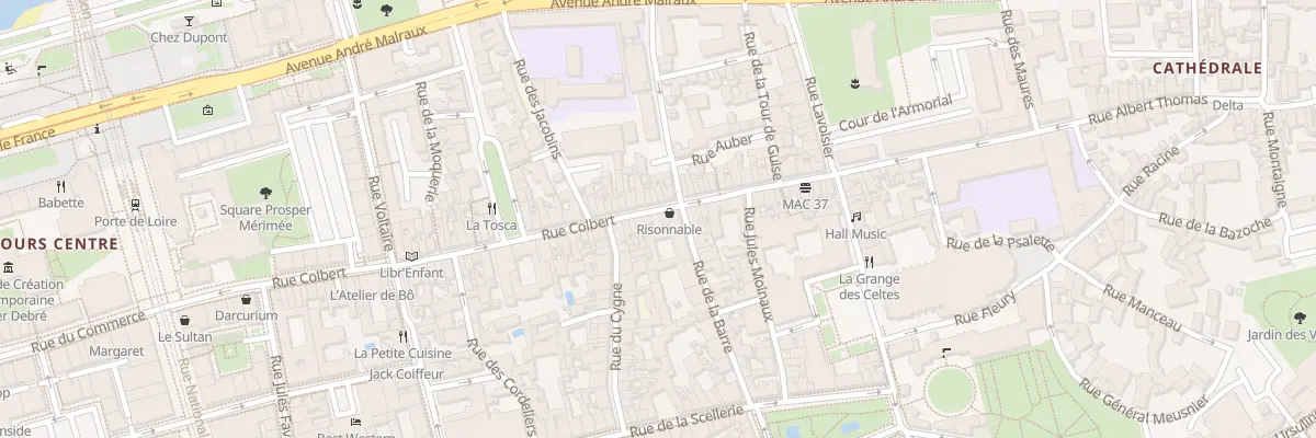 Plan du 113 Rue Colbert à Tours