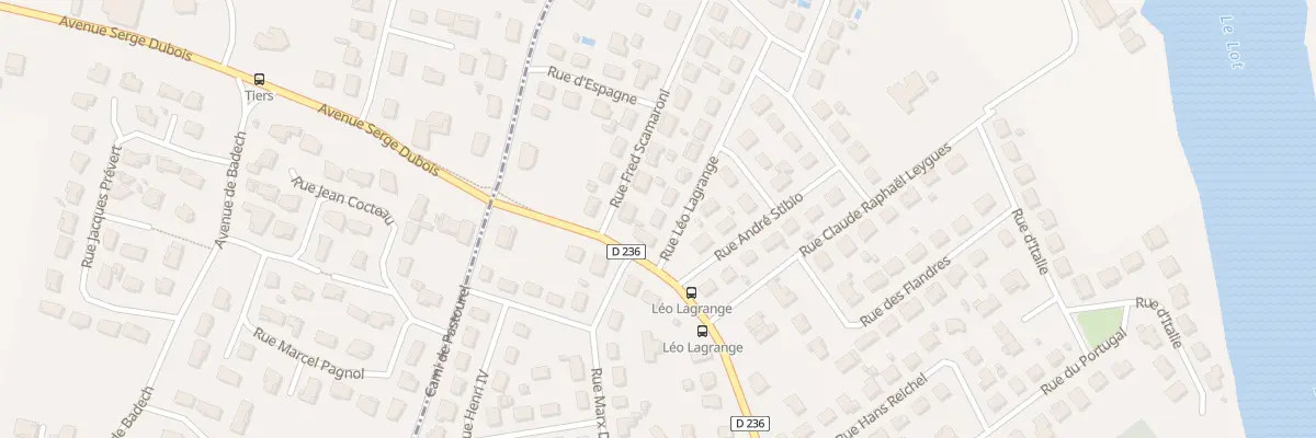 Plan du 1 Rue Léo Lagrange à Villeneuve-sur-Lot