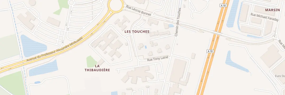 Plan du 6 Rue Tony Lainé à Chambray-lès-Tours